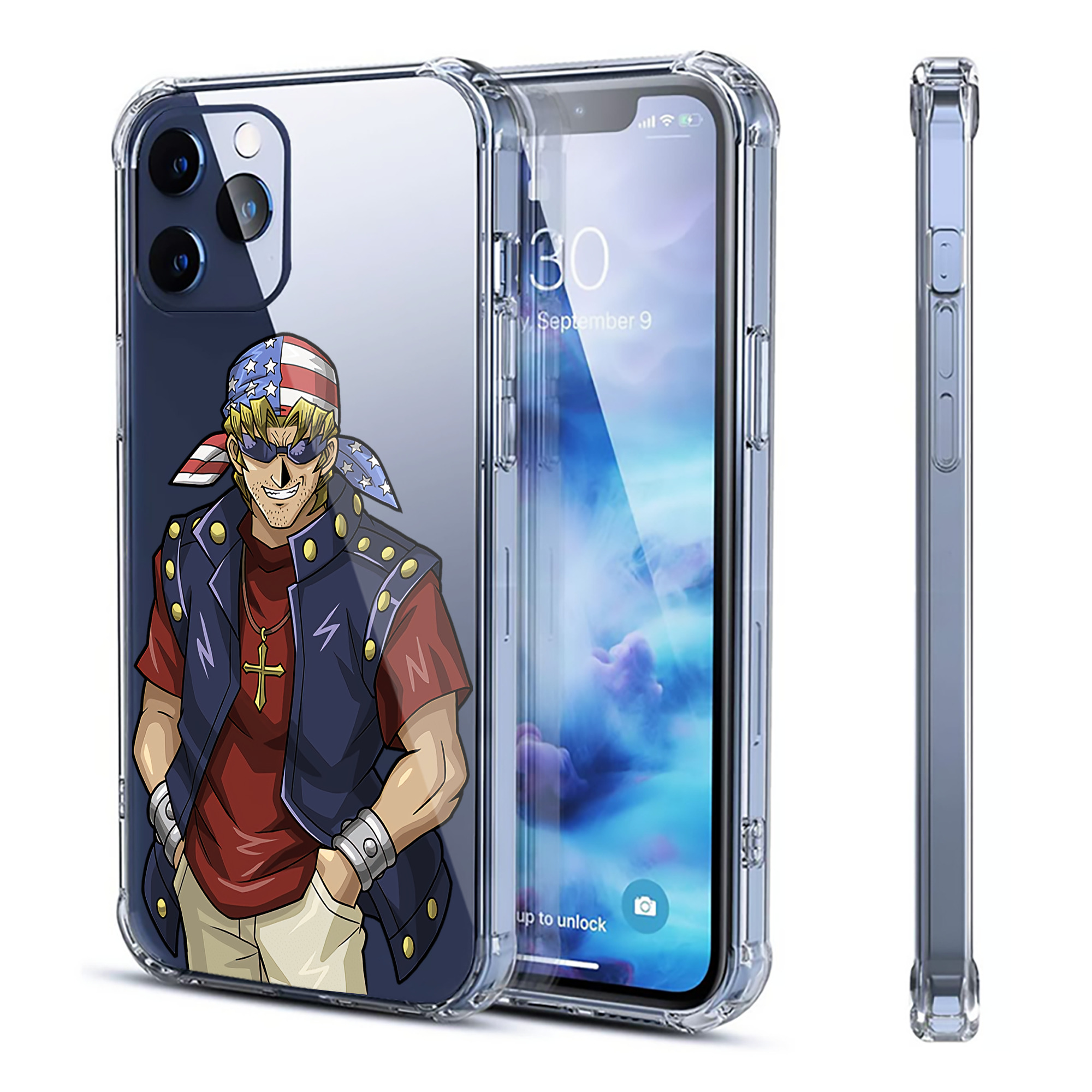 （画像用） 遊☆戯☆王 Yu-Gi-Oh! 【iPhone 12シリーズ対応】透明スマホケース（クリアソフトケース）